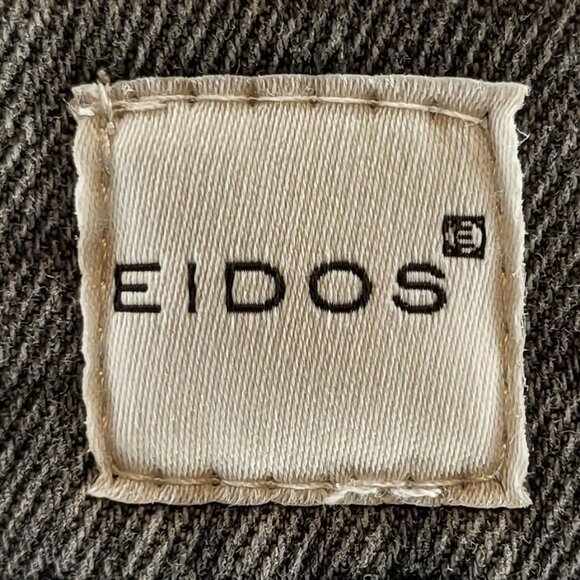 Eidos Napoli Itallian Designer Black Denim Jeans size 38 - Picture 4 of 6